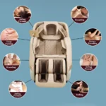 Zero HealthCare Heal Master Massage Chair (Grey) - Image 6