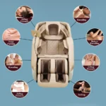 Zero HealthCare Heal Master Massage Chair (Beige) - Image 3