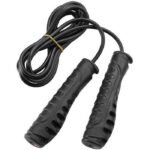 York, Weighted Vinyl Speed Skipping Rope, 60302, Black