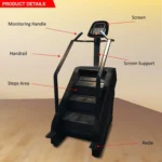 Sparnod Fitness SSM-01 Stair Climber – Compact Cardio Stepper Machine - Image 5