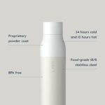 Larq, Bottle Twist Top Insulated Stainless Steel Water Bottle 17Oz, Granite White - Image 2