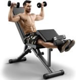 MFS Adjustable Multi Workout Bench – 7 Positions with Leg Extension - Image 2