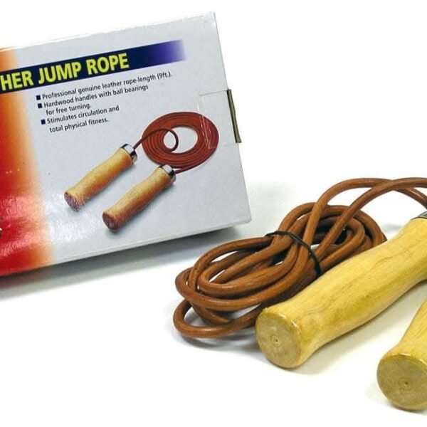 York, Leather Skipping Jump Rope, Brown