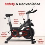 Sparnod Fitness Exercise Bike With 13 Kg Heavy-Duty Flywheel, SSB-11 - Image 6