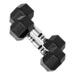 DS HEX Rubber Dumbbells (Pair) | 2.5 Kg to 20 Kg