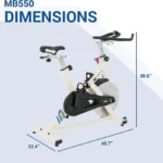Xterra MB550 Indoor Spinning Bike - Image 14