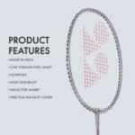 YONEX GR 303i Silver Badminton Racket, Strung - Image 5