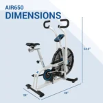 Xterra Fitness AIR650 Airbike Pro Exercise Bike - Image 9