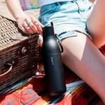 Larq, Bottle Flip Top Insulated Stainless Steel Water Bottle 17Oz, Obsidian Black - Image 3