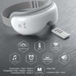Renpho Eye Massager with Heat & Bluetooth Music, Rechargeable Eye Care Machine with 5 Modes With Remote, White - Image 17