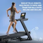 NordicTrack 1250 Treadmill (2025) - 10" Touchscreen, 12% Incline, 3.6 CHP Motor, Bluetooth - Image 10