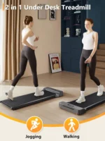 Gray - Kingsmith Z1 WalkingPad Foldable Smart Treadmill – Compact Walking Machine - Image 17