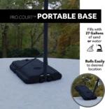 Lifetime 44" Backboard", Height Adjustable Portable Basketball System - Image 5
