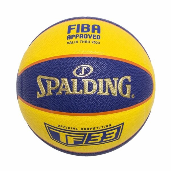 Spalding 76862Z Blue/Yellow Size 6 Basketball