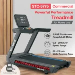 Sparnod Fitness STC-5775 (5.5 HP Ac Motor) Automatic Motorized Walking and Running Treadmill for Commercial and Home Use - Image 3