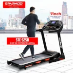 Sparnod Fitness 5 HP AC Motor Treadmill with 7 Inch LCD Display & Motor Incline, STC-5250 - Image 3