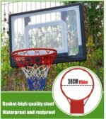 MF Mini Basketball Hoop, Indoor Door Wall-Mounted Basketball Hoop - Image 7