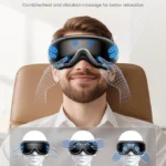 Renpho Eye Massager with Heat & Bluetooth Music, Rechargeable Eye Care Machine with 5 Modes, Black - Image 8