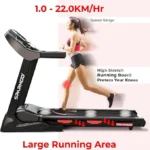 Sparnod Fitness 5 HP AC Motor Treadmill with 7 Inch LCD Display & Motor Incline, STC-5250 - Image 2