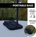 Lifetime 90061 52" Shatterproof Backboard, Portable Basketball System - Image 4