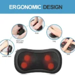 RENPHO Shiatsu Lower Back Neck Massage Pillow with Heat, 3-Speeds with Net Cover - Image 3