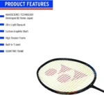 Yonex Nanoray 18i Graphite Badminton Racket, Strung - Image 8