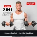 Sparnod Fitness Dumbbell Set With Case, SD-30 - Image 4