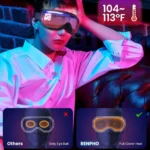 Renpho Eye Massager with Heat & Bluetooth Music, Rechargeable Eye Care Machine with 5 Modes, Black - Image 30