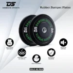 DS Rubber Bumper Plates (w/ upturned ring) - 10kg - Image 2