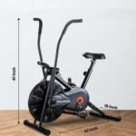Sparnod Fitness, Upright Air Bike Exercise Cycle for Home Gym, SAB-06_R - Image 8