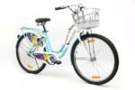 BSA, Lady Bird Evita 26 T Girls Cycle/Womens Cycle, AquraMarine Blue/ Ivory White - Image 2