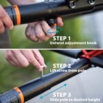 Lifetime 44" Backboard", Height Adjustable Portable Basketball System - Image 2