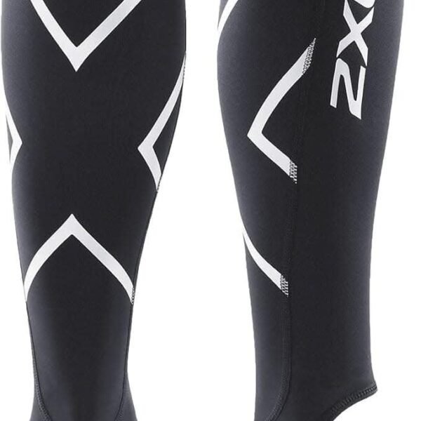 2Xu, Stirrup Compression Calf Guard X Large, Ua1986, Black/Black