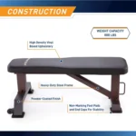 Marcy Steelbody STB‑10101 Flat Bench – Heavy‑Duty Home Gym - Image 5