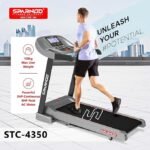 Sparnod Fitness, AC Motorised Treadmill, STC-4350 - Image 3