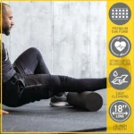 Merrithew Foam Roller™ Deluxe - 18 inch (Black) for Pilates, ST-06093 - Image 6