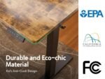 Kingsmith ETSFI21 Smart Adjustable Electric Standing Desk with Drawer and Monitor Stand - Image 10