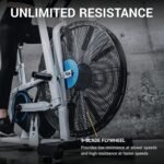 Xterra Fitness AIR650 Airbike Pro Exercise Bike - Image 8