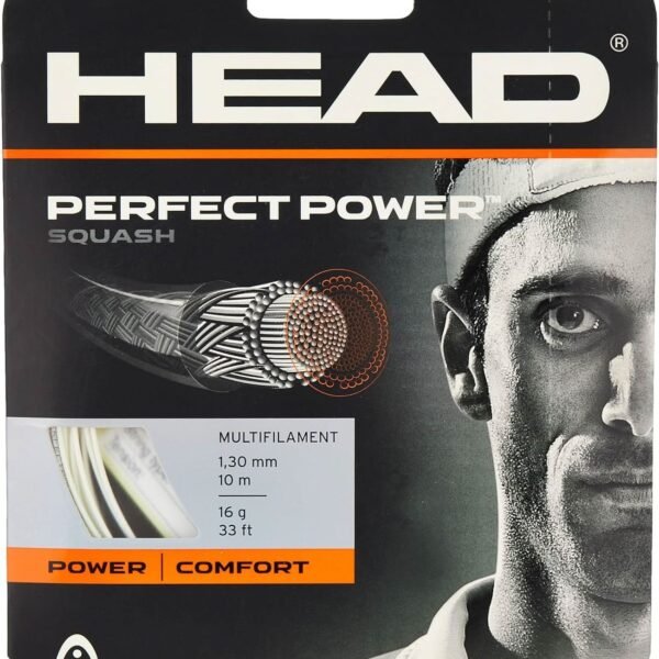 Head Perfect Power Squash - String, White