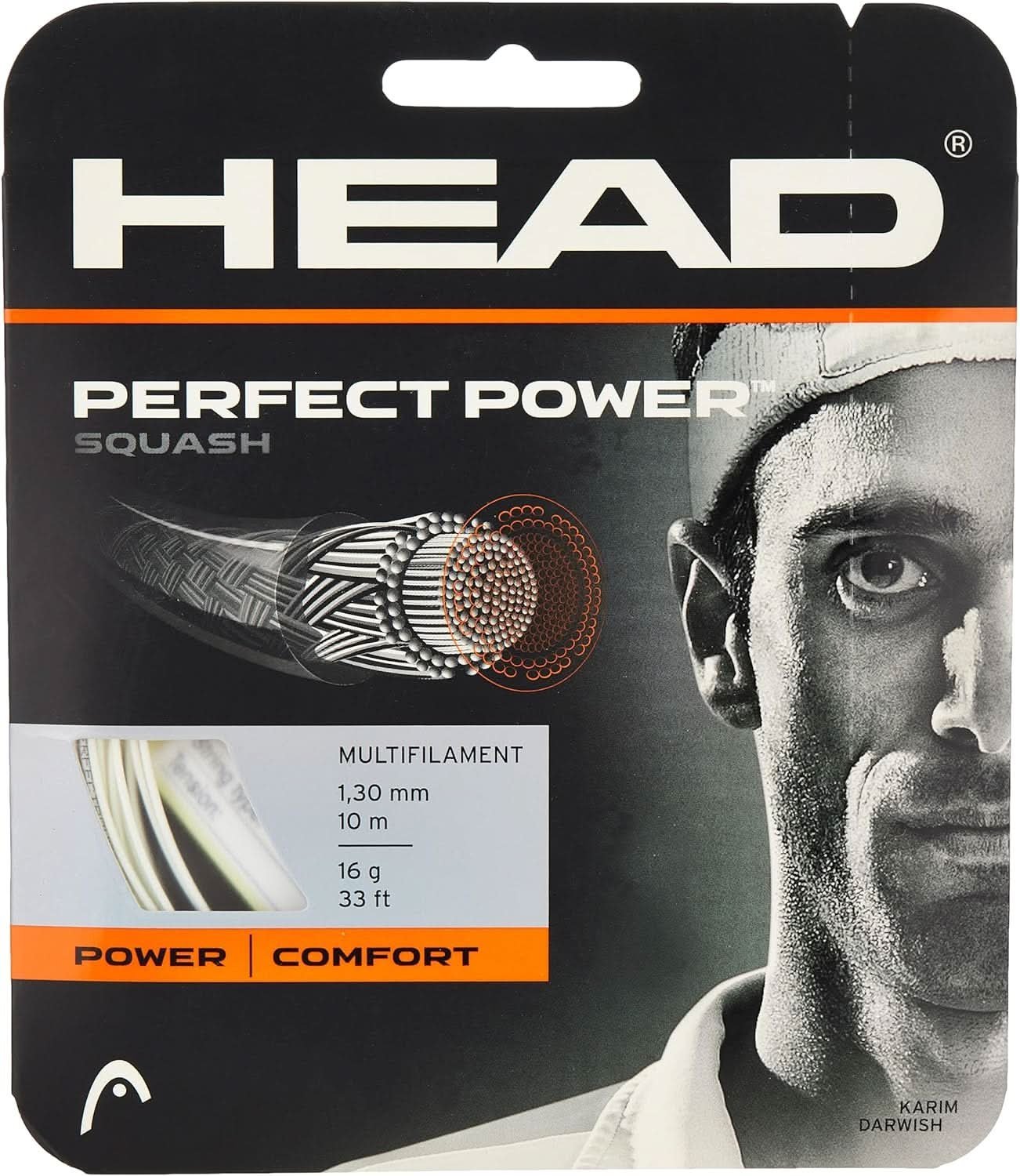 91AxqUNmmGL._AC_SL1500_3000x.jpg Head Perfect Power Squash - String, White - Image 1