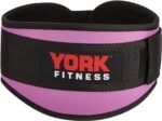 York, Fitness Nylon Workout Belt, 60212, Black/Purple - Image 2