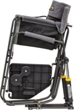 GCI Outdoor Freestyle Rocker Chair with Side Table, Heathered Pewter - Image 2