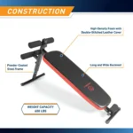 Marcy SB‑4606 Folding Utility Slant Board – Headrest Bench UAE - Image 9