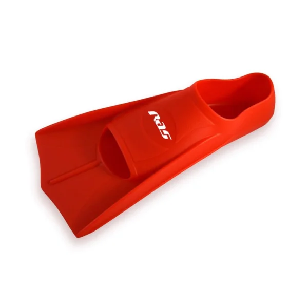 Ras Silicone Swimming Fins, Red, Senior, 39/40