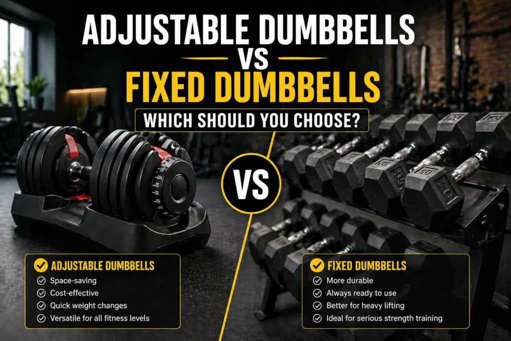 Adjustable Dumbbells vs Fixed Dumbbells Which Should You Choose