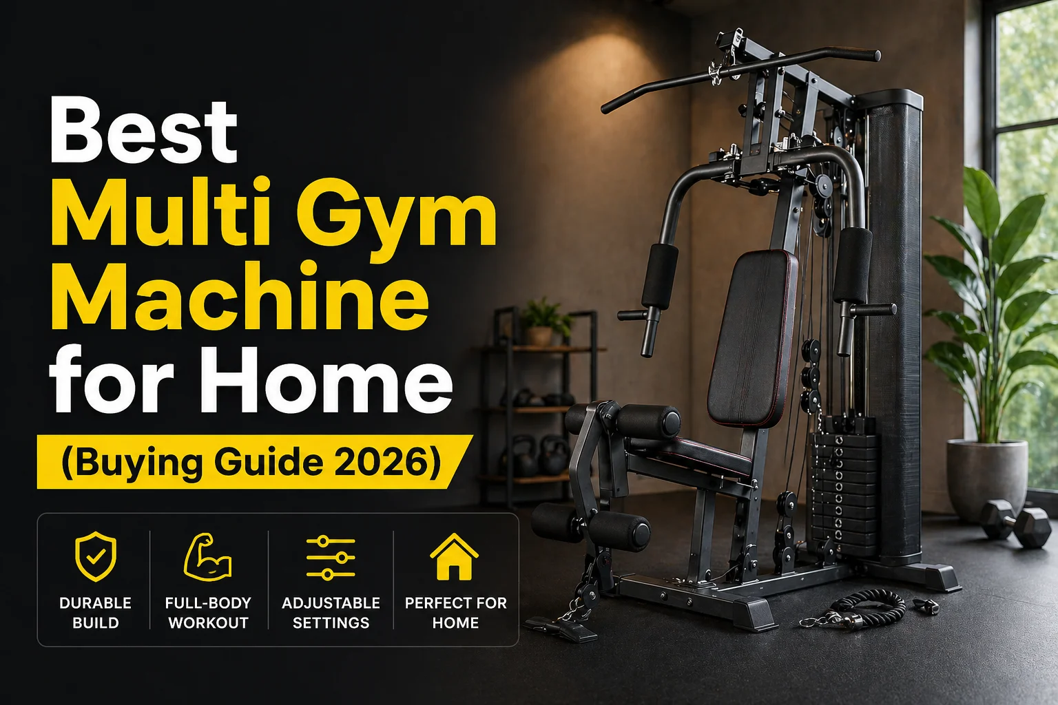 Best Multi Gym Machine for Home (Buying Guide 2026)
