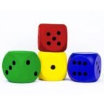DS Big Foam Dice - Green - Image 2