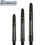 Harrows, Supergrip Nylon Dart Shafts 18 Grams, Black