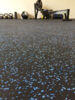 20 MM - 1441 Fitness Heavy Duty Rubber Gym Flooring Speckled Blue -100 x 100 CM | Rubber Flooring - Image 4