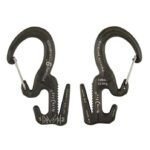 Nite Ize Figure 9® Carabiner Rope Tightener - Small - 2 Pack with Rope - Black